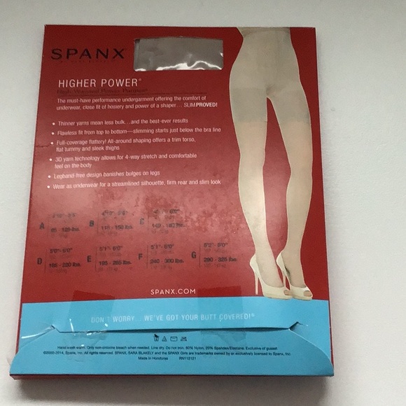 Spanx Women’s Higher Power High Waisted Power Panties Shapewear Barest C - Picture 3 of 4